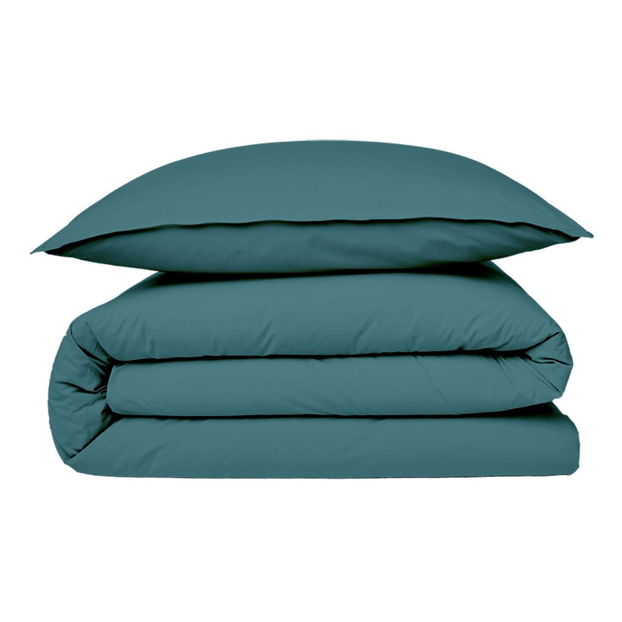 Voir la diapositive 1 : FUTURE HOME Housse de couette en coton 57 fils unie