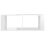 VIDAXL Table basse Blanc brillant 100x50x36 cm Bois d'ingenierie