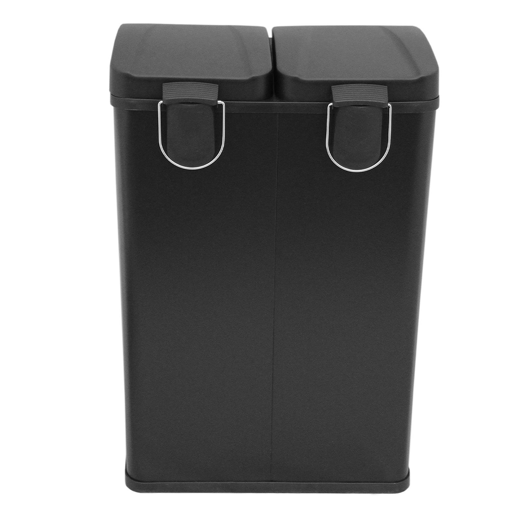 Voir la diapositive 5 : Monster Poubelle de Recyclage à Double Bac 60L