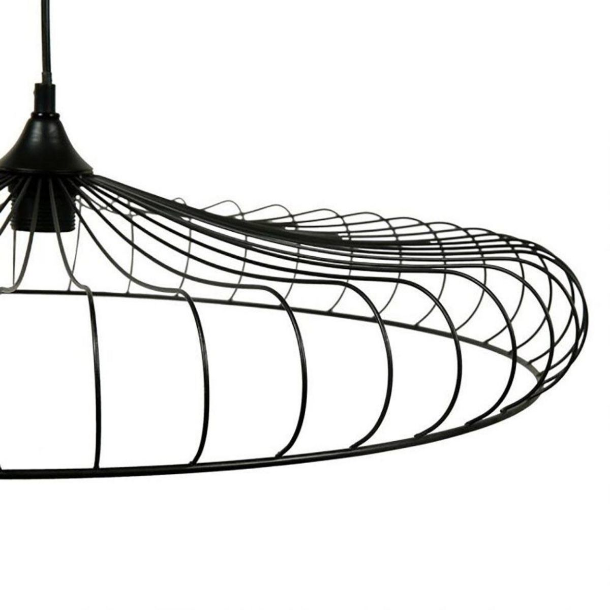 OSTARIA Suspension métal Lisa noir D65