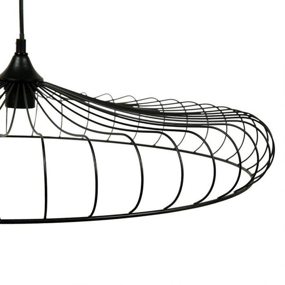 OSTARIA Suspension métal Lisa noir D65