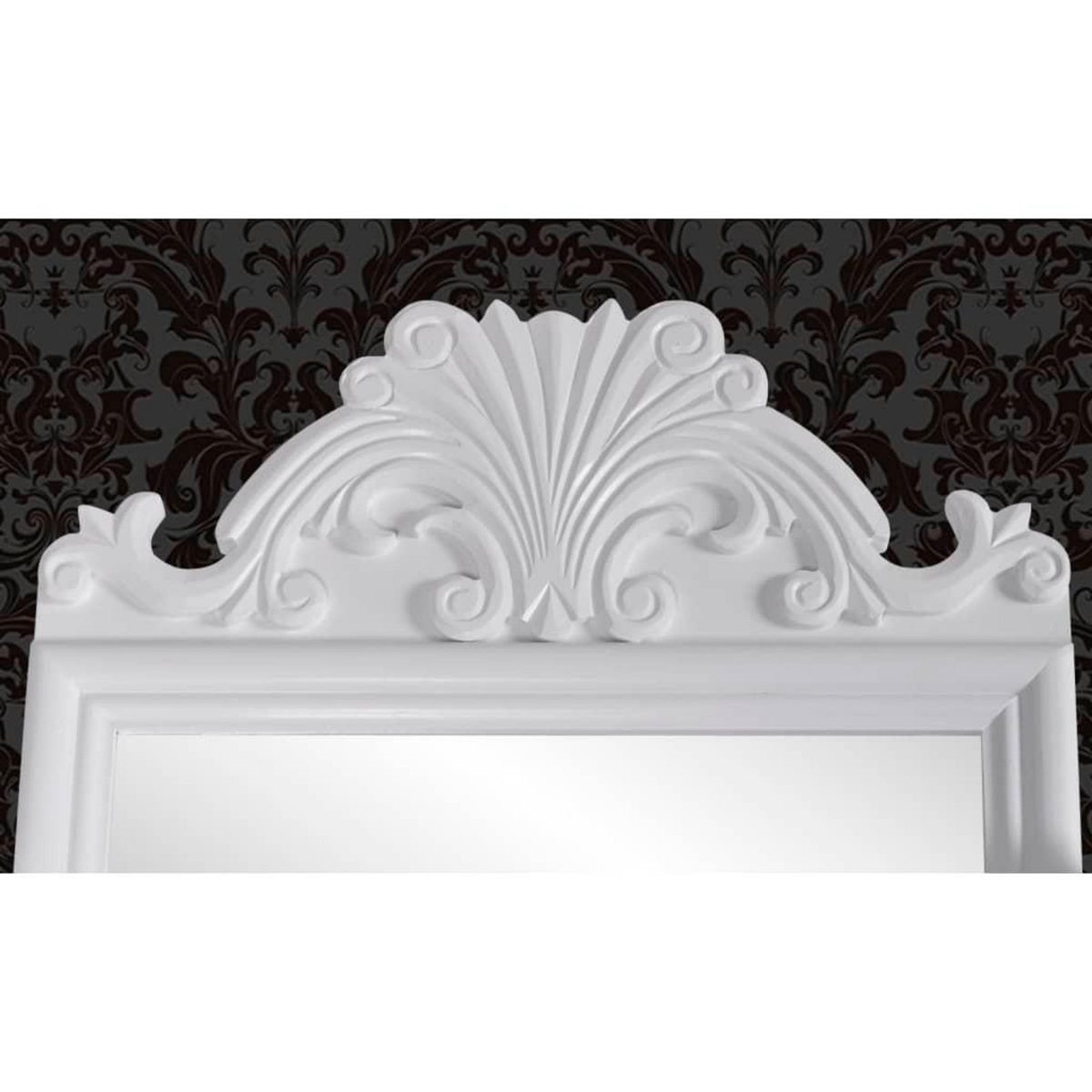 VIDAXL Coiffeuse avec miroir pivotant rectangulaire MDF