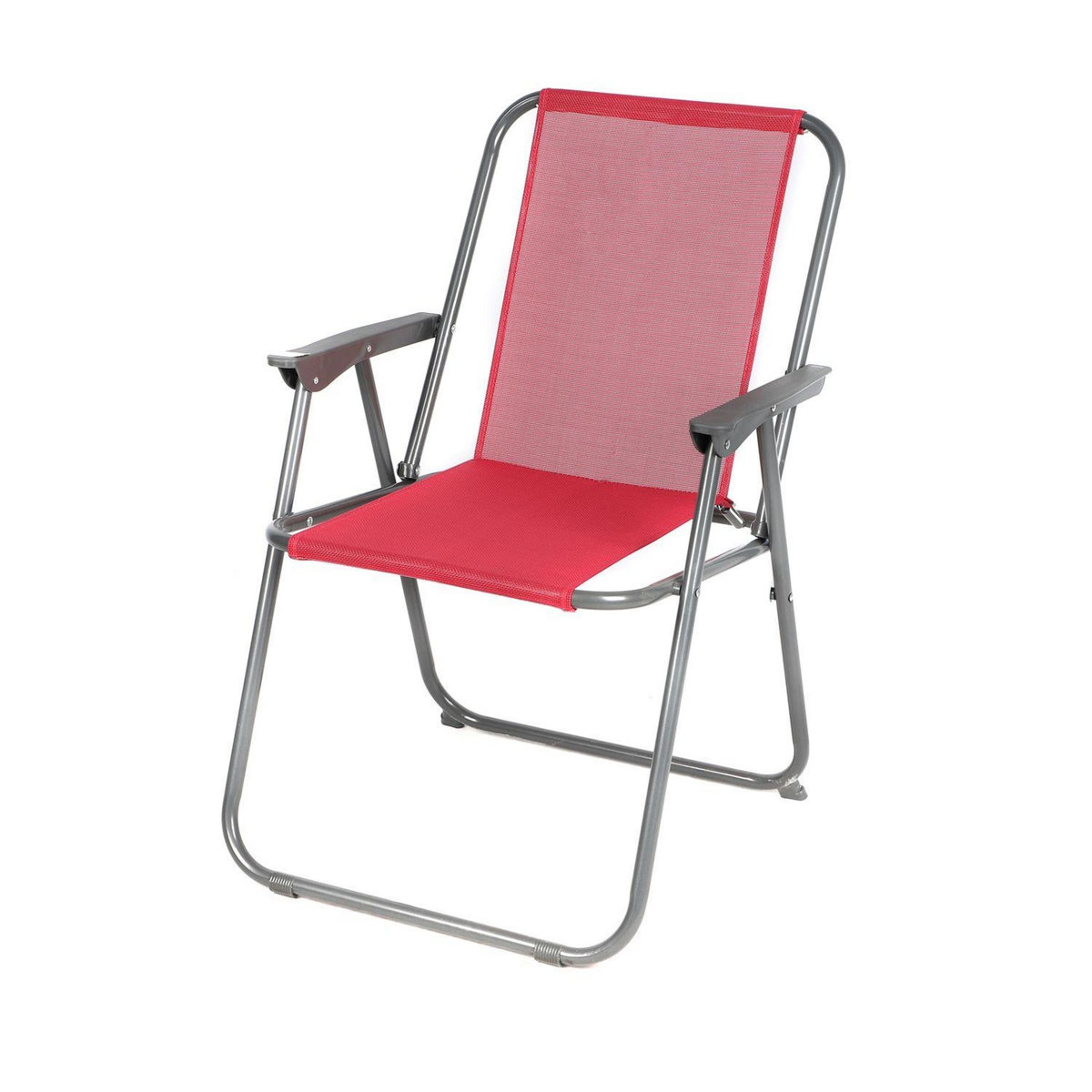 SUNNYDAYS Chaise de camping pliable - Fuchsia