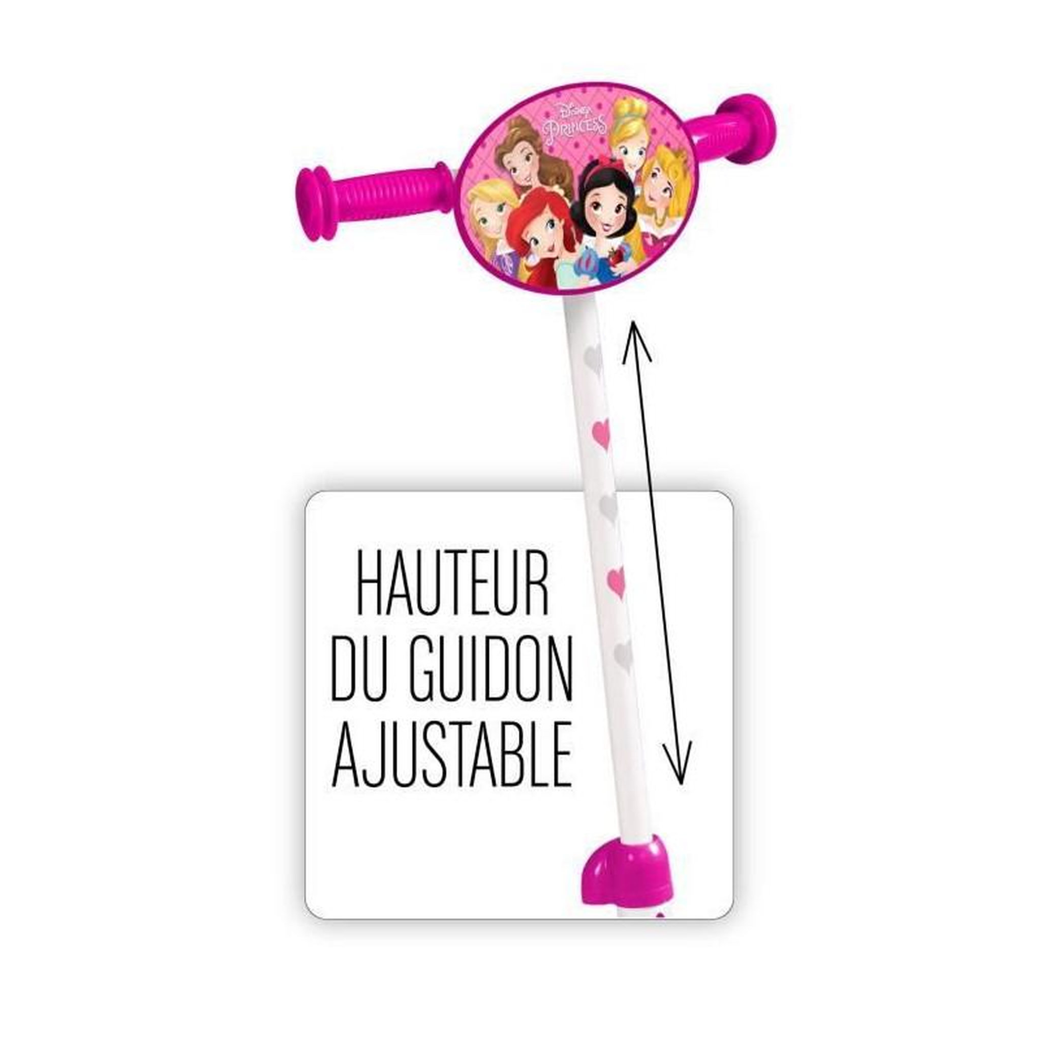 Voir la diapositive 4 : STAMP DISNEY PRINCESSES Trottinette 3 Roues