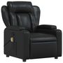 Voir la diapositive 4 : VIDAXL Fauteuil de massage inclinable Noir Similicuir