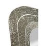 Voir la diapositive 2 : Paris Prix Miroir Mural Design  Aury  79cm Argent