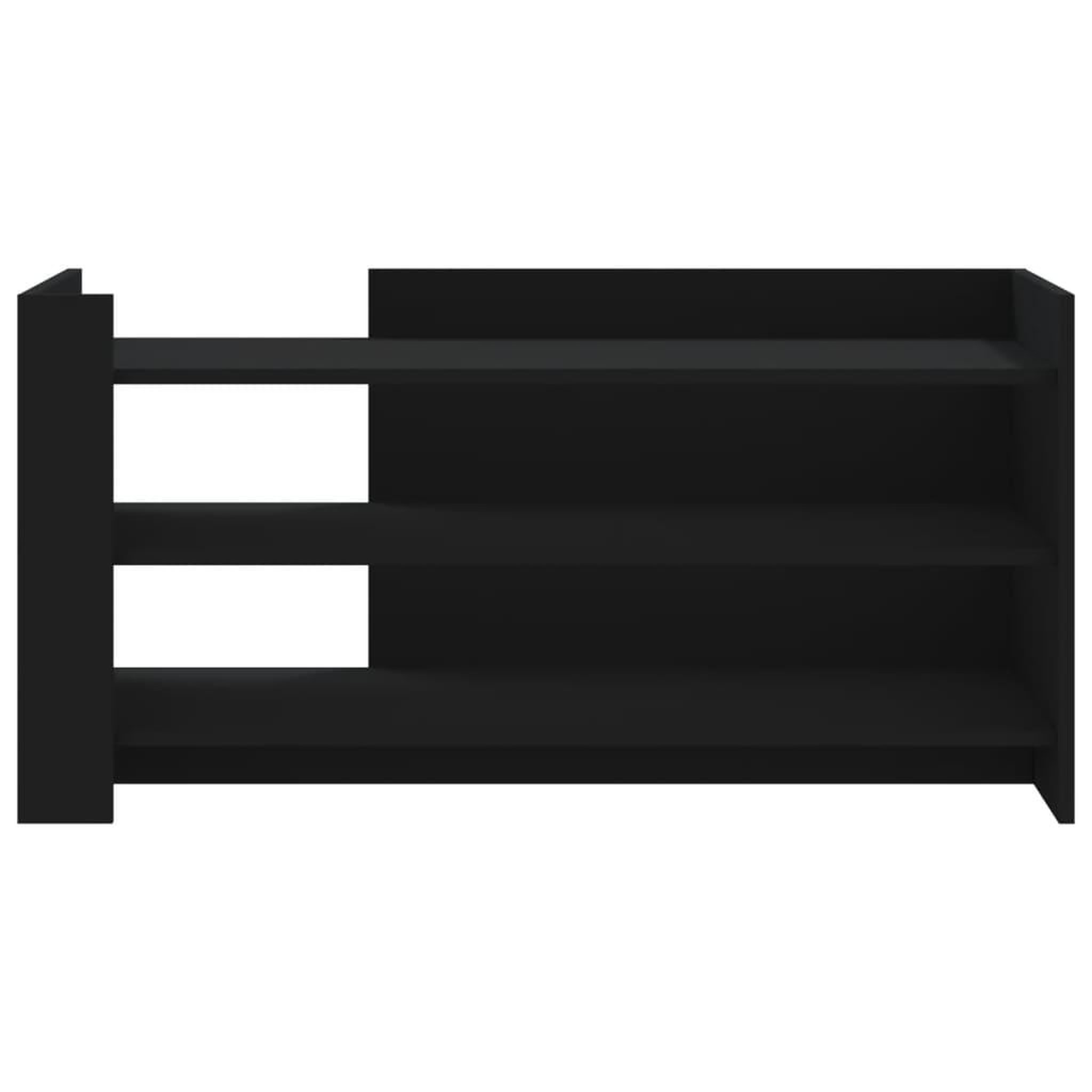 Voir la diapositive 4 : VIDAXL Table basse noir 100x50x50 cm bois d'ingenierie