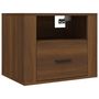 Voir la diapositive 5 : VIDAXL Tables de chevet murales 2 pcs Chene marron 50x36x40 cm
