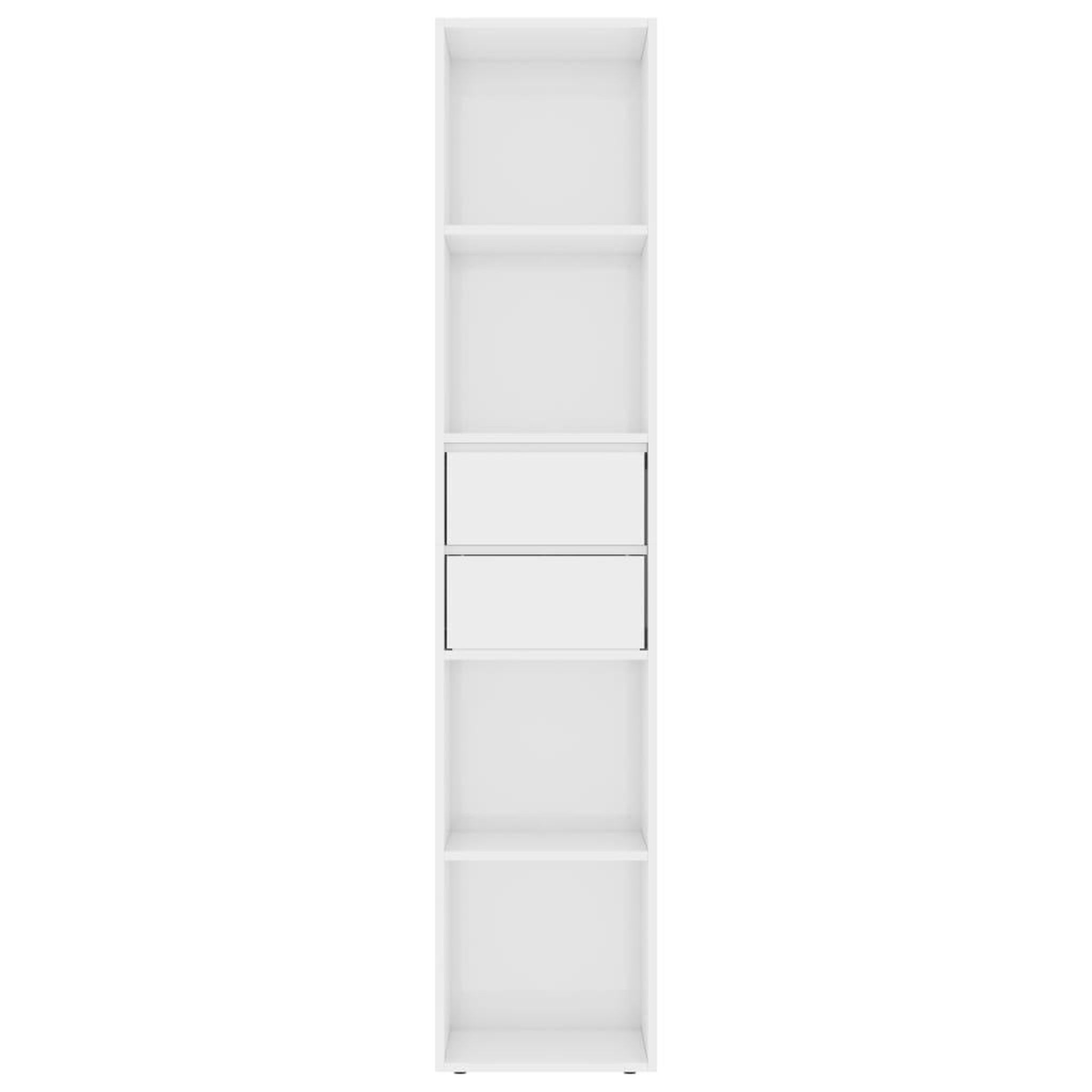 Voir la diapositive 4 : VIDAXL Bibliotheque Blanc brillant 36x30x171 cm Bois d'ingenierie