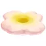 RICO DESIGN Bougeoir en céramique fleur rose