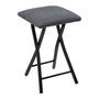 Voir la diapositive 1 : FIVE Tabouret Pliant  Confort  48cm Gris Foncé