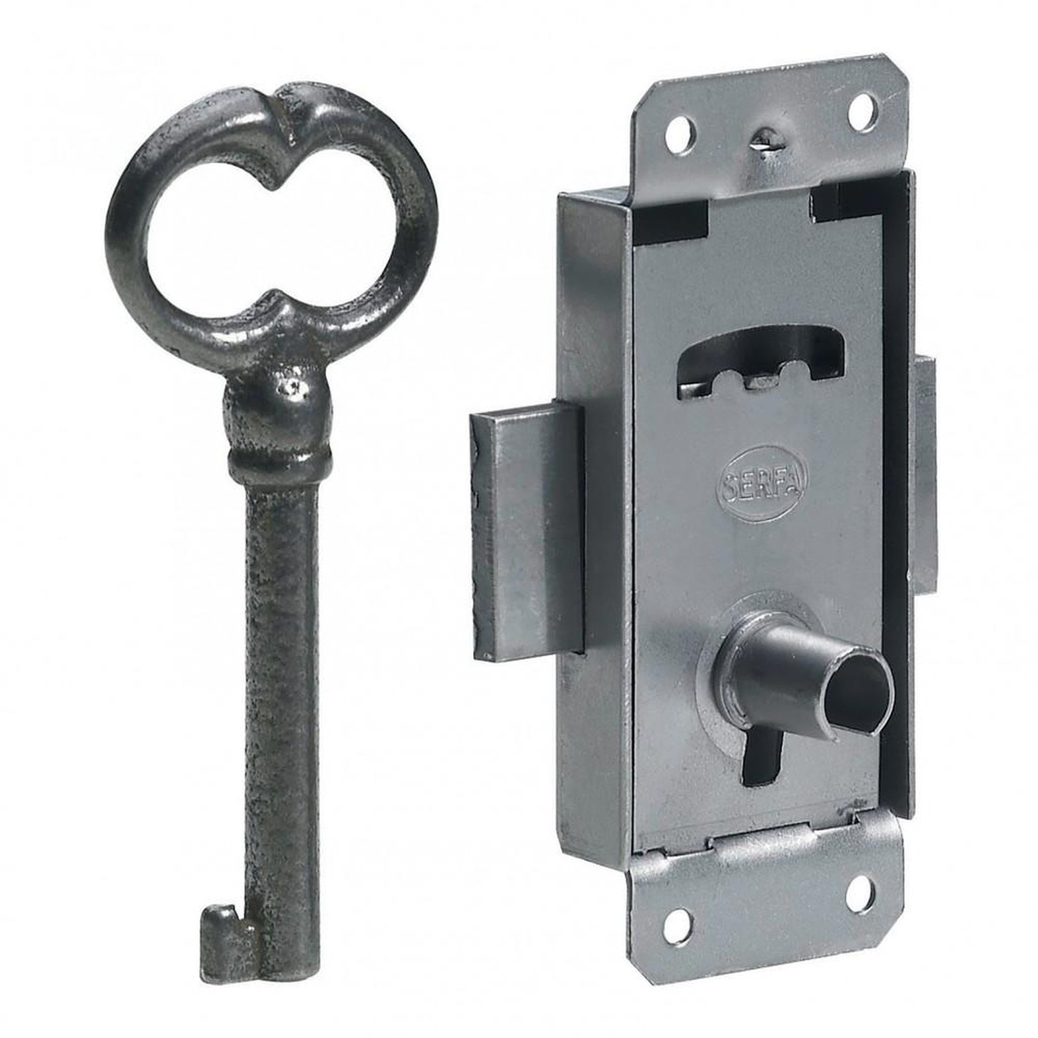 CENTRALE BRICO Serrure de meuble acier en applique HETTICH 20 mm réversible