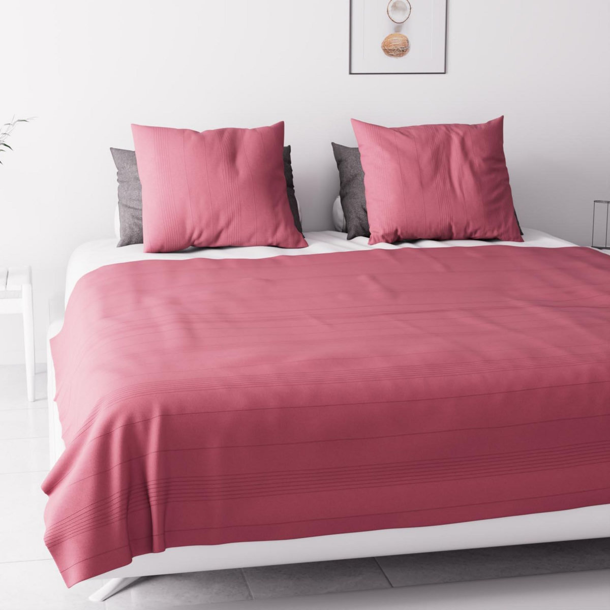 SOLEIL D'OCRE Jeté de lit, canapé, plaid ADELE par Soleil d'ocre