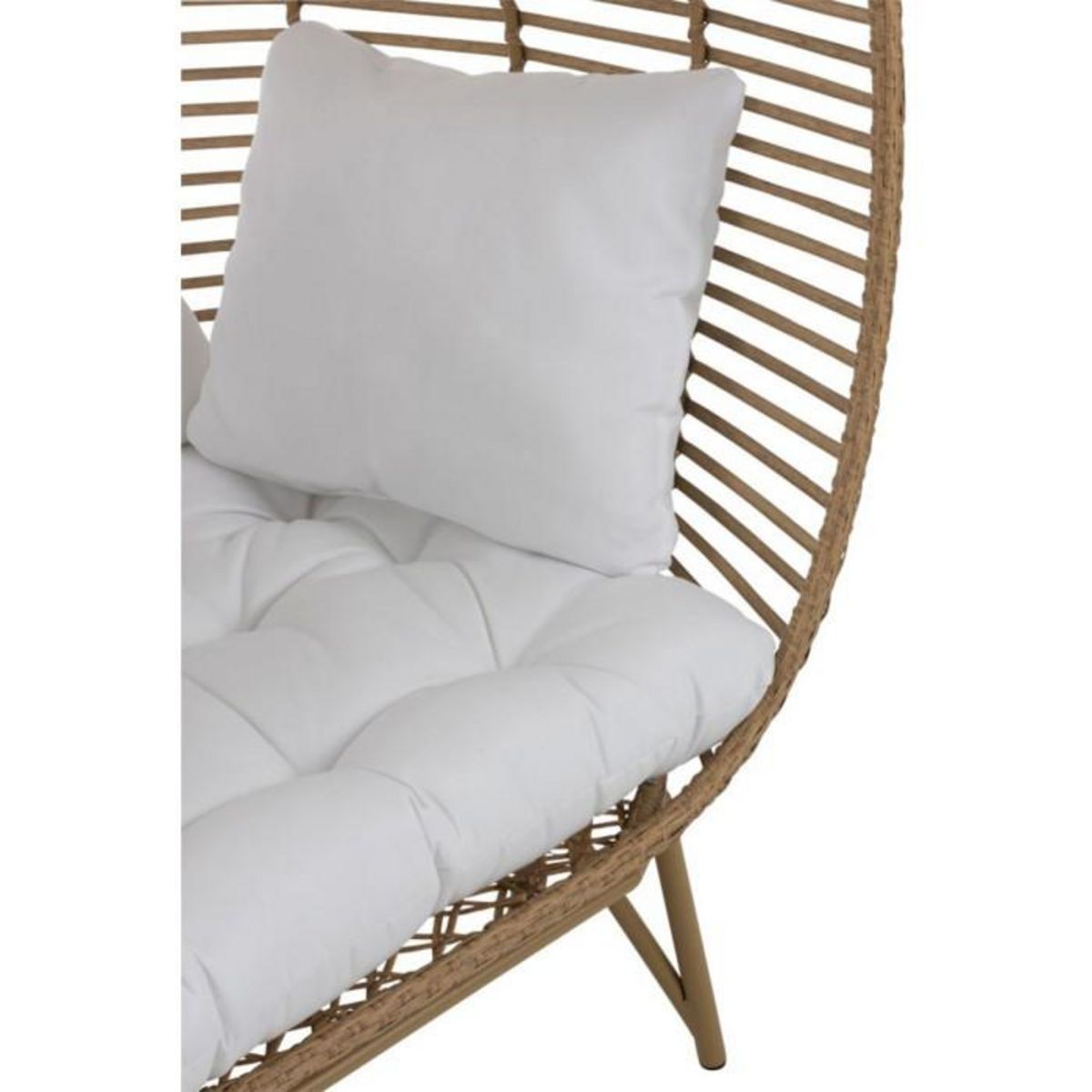 Paris Prix Fauteuil Design Ovale  Aciera  148cm Naturel