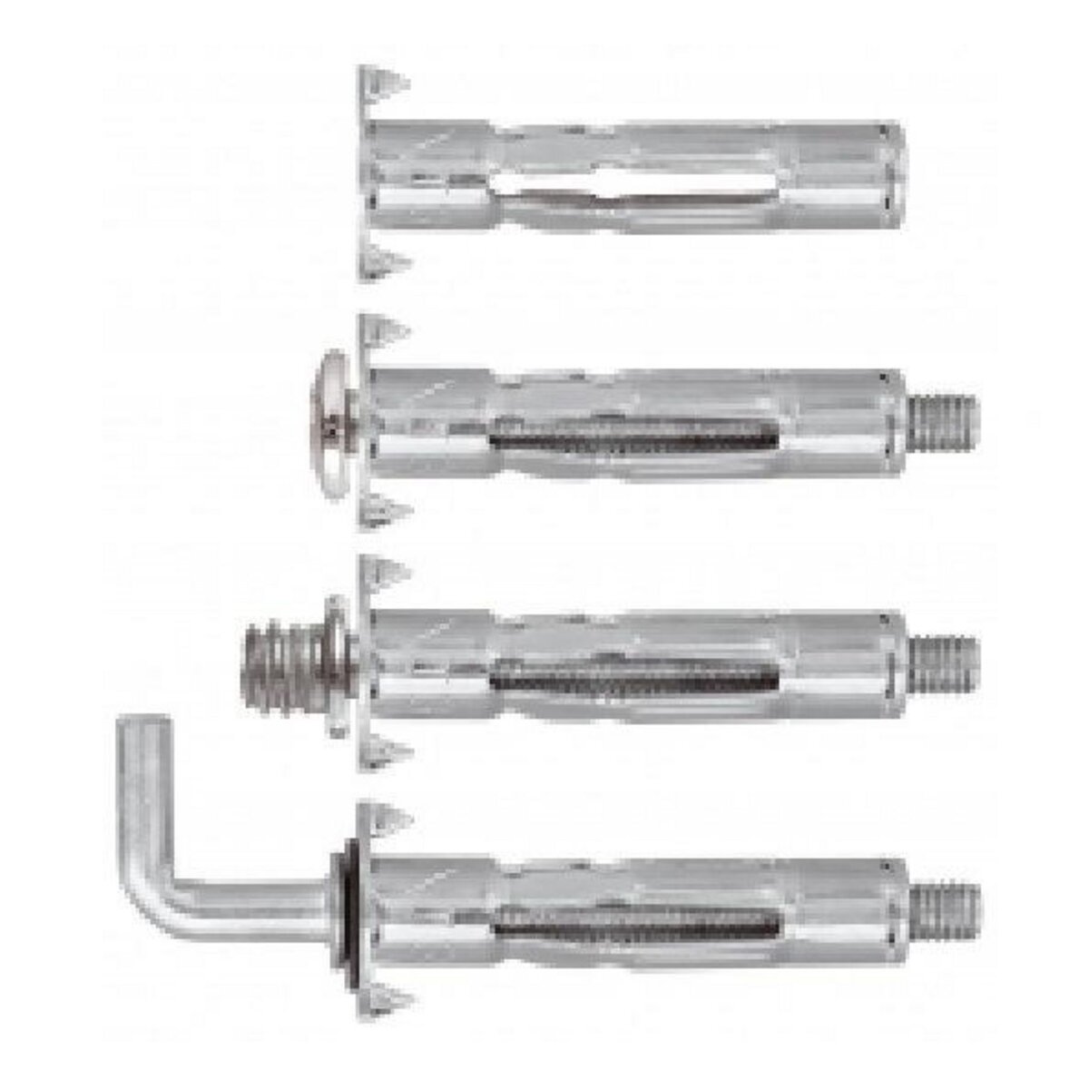 RAWL Chevilles PLAC avec vis Cruciforme M5 x 37 mm