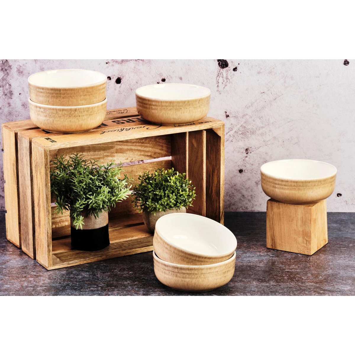 BJORN Bol COSMOS Ø15,5cm - 6 pièces - Crème