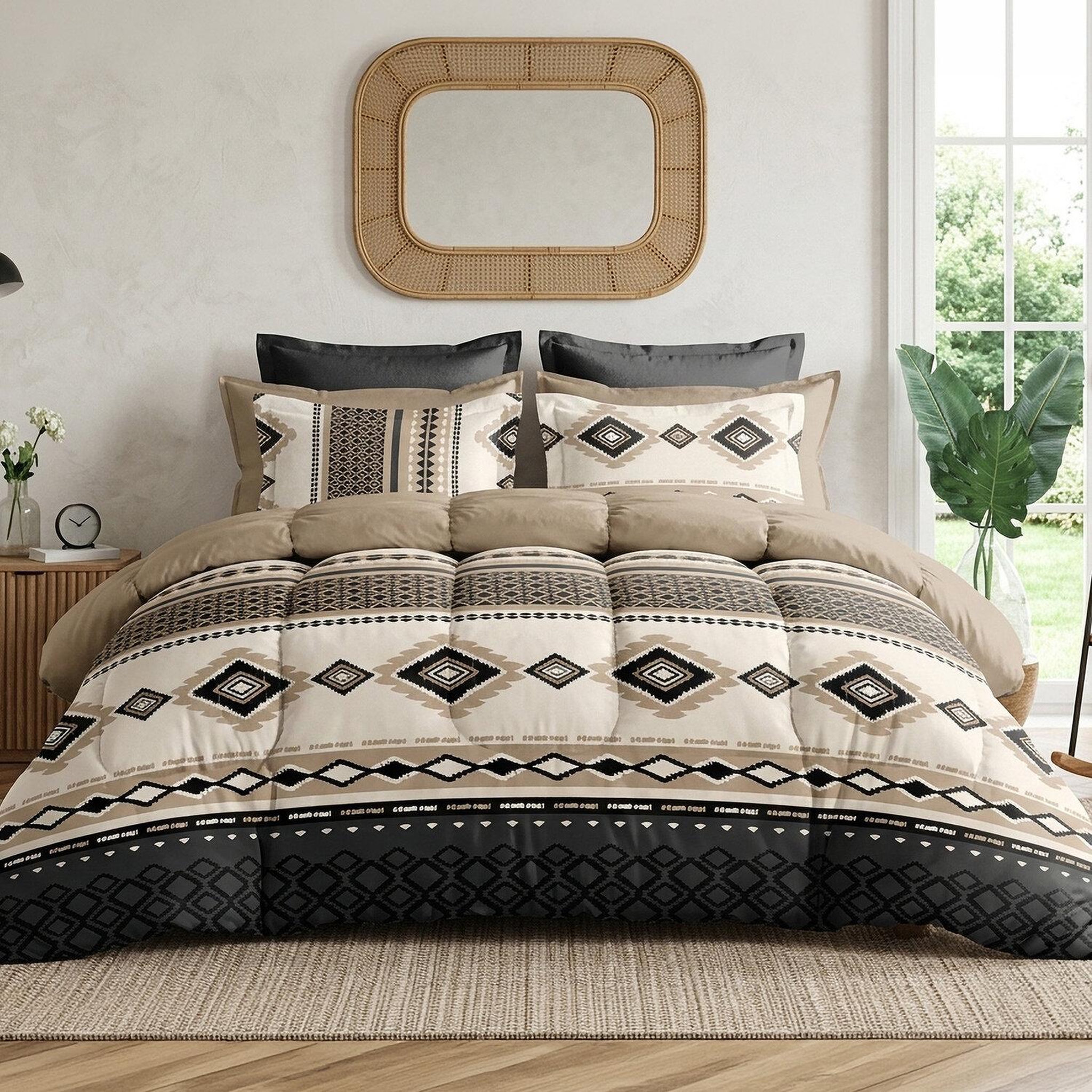 ATELIER DU COTON Parure housse de couette en coton 57 fils troika. Coloris disponibles : Beige