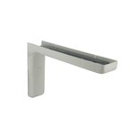 CIME Equerre Léonard Acier Plastifié Blanc, H.11.4 X P.18 Cm