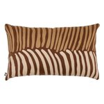 ATMOSPHERA Coussin Déco Brodé  Hary  30x50cm Marron