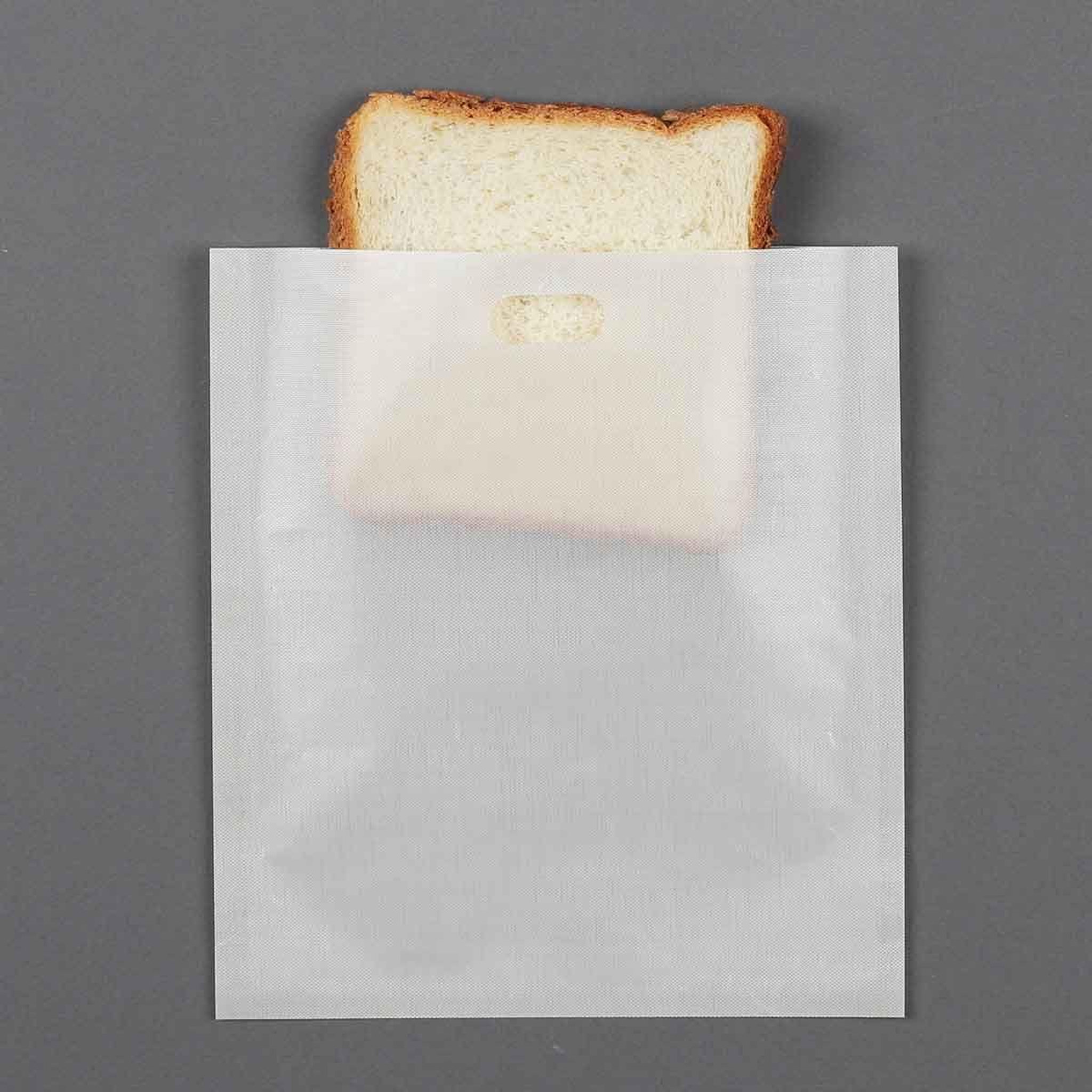 Voir la diapositive 3 : COOK CONCEPT Lot de 2 pochettes à toaster  réutilisables  19cm transparent