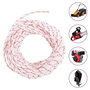 Voir la diapositive 3 : VIDAXL Cordon de demarrage a tirer blanc et rouge Ø3 mm 10 m nylon