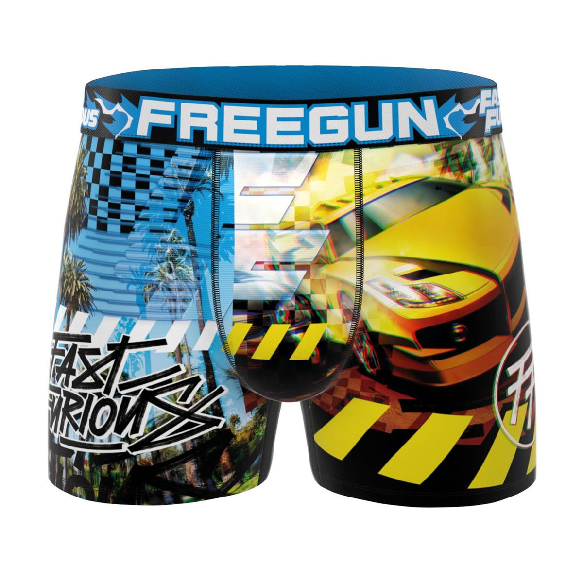 FREEGUN Lot de 4 boxers homme Fast and furious