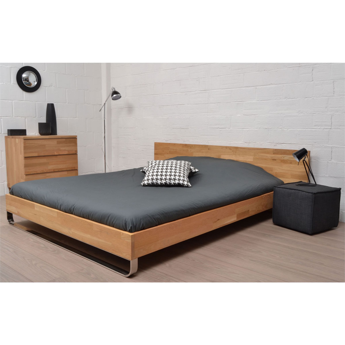 Lit 140 x 200 cm VANILLE