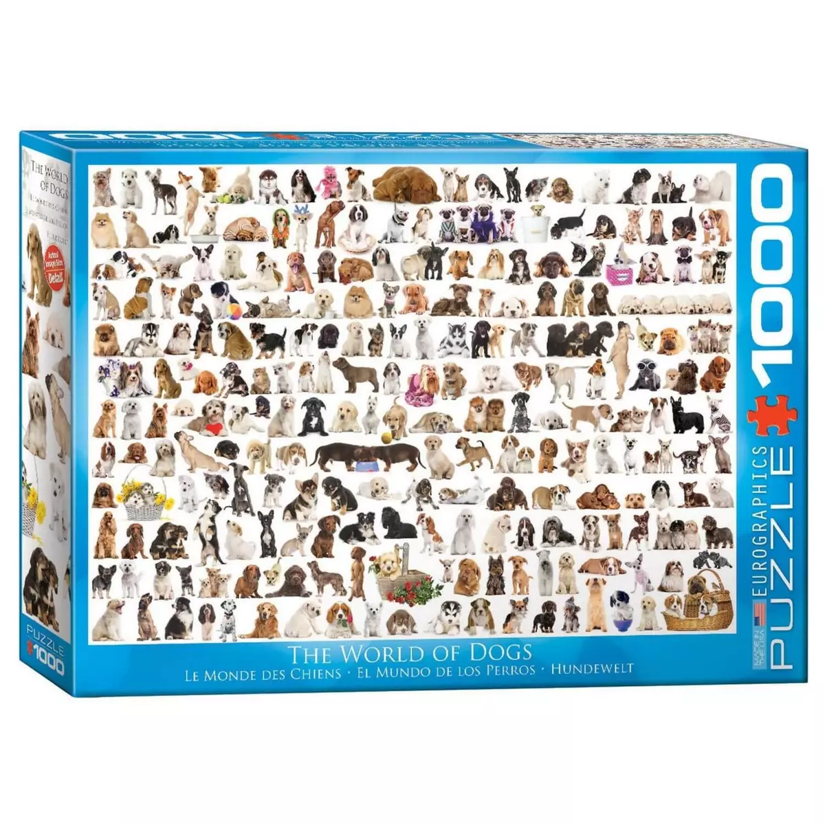 Eurographics Puzzle 1000 pièces : Le monde des chiens