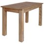 Voir la diapositive 2 : VIDAXL Table a manger bois d'acajou massif 120x60x77 cm