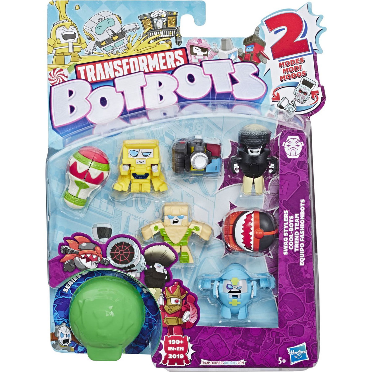 HASBRO Pack 8 figurines Transformers botbots 1