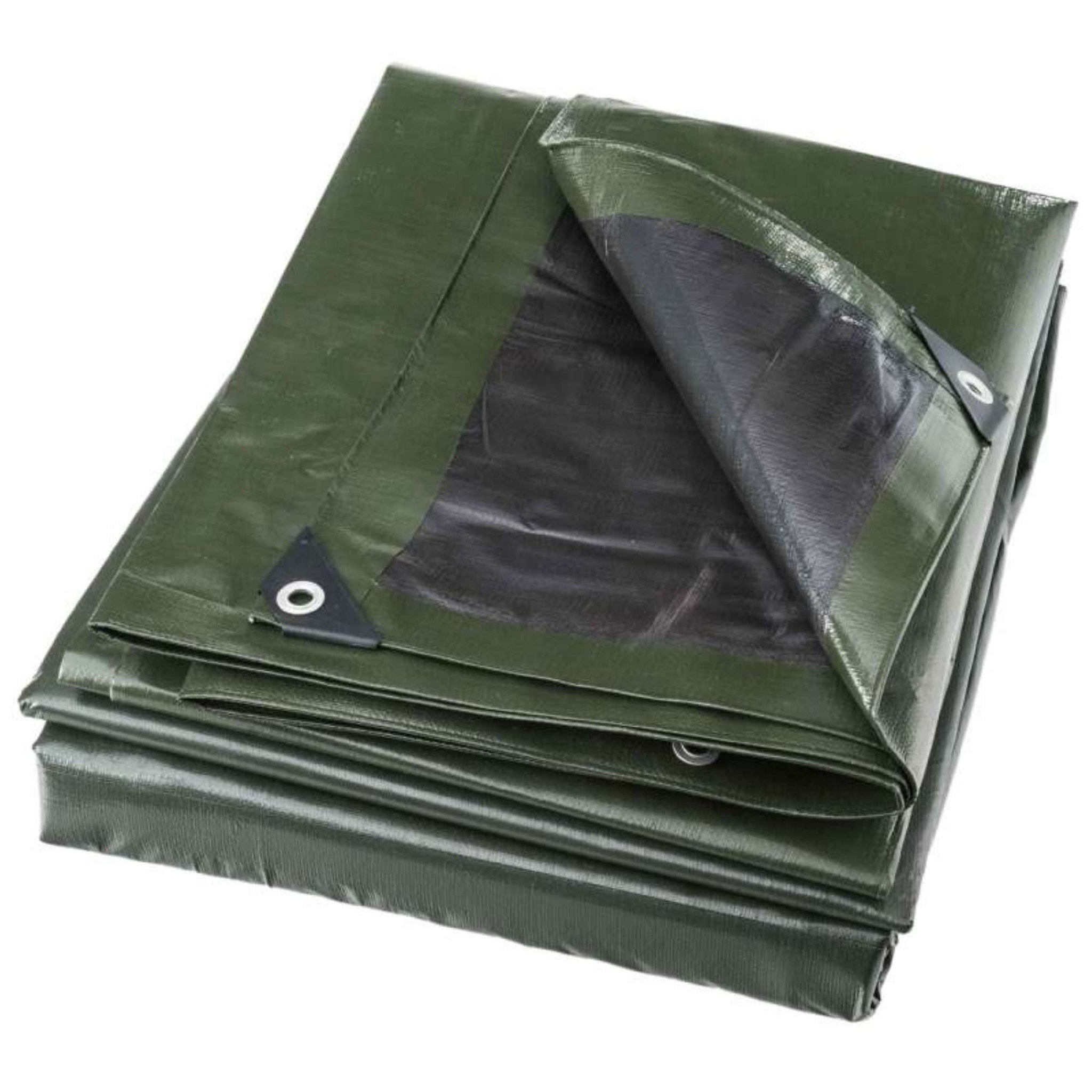 Voir la diapositive 3 :  Bâche industrielle 240 g/m2 ultra lourde 6 x 10 m