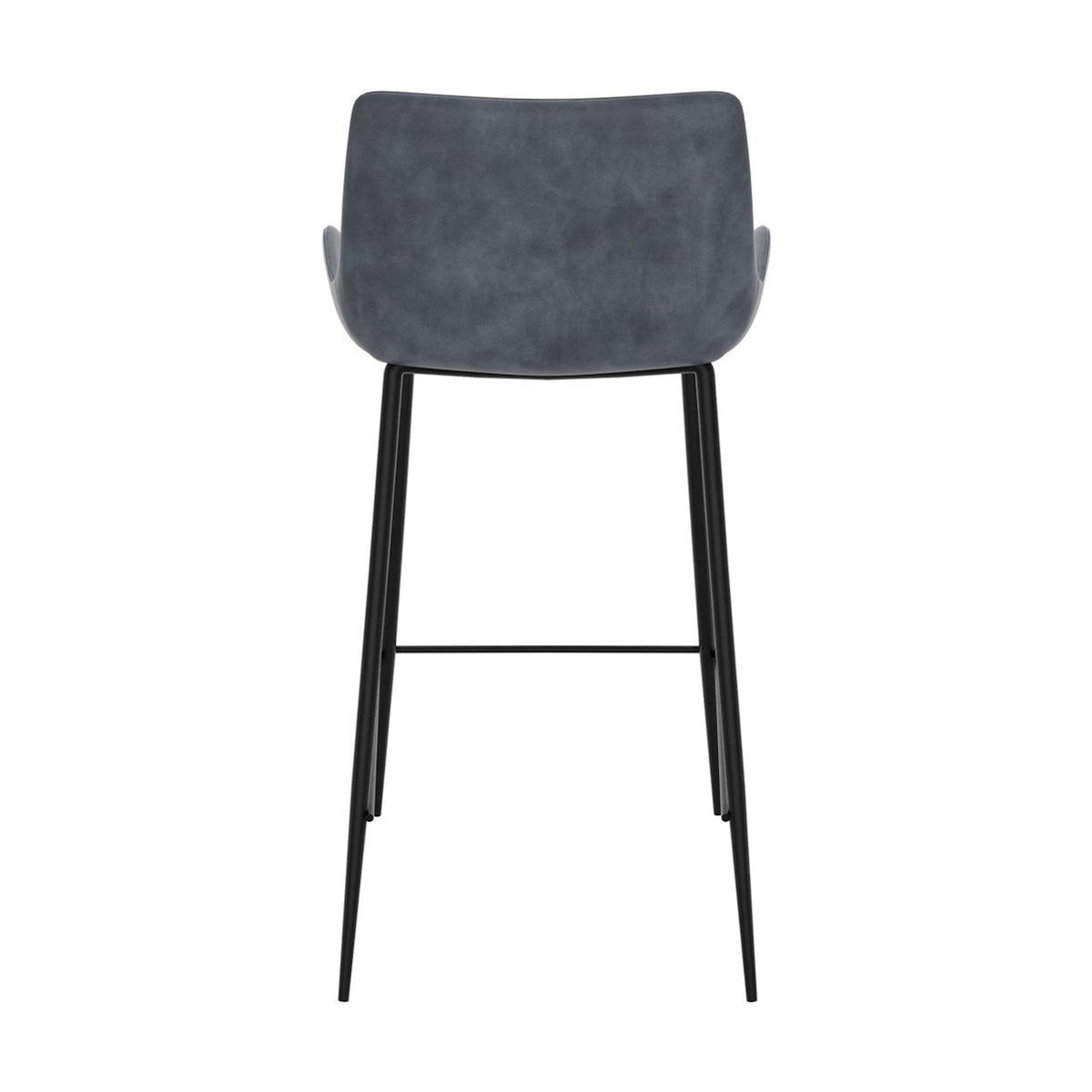 Rendez vous déco Lot de 2 chaises pour îlot central 65 cm en cuir synthétique camel - Pirata