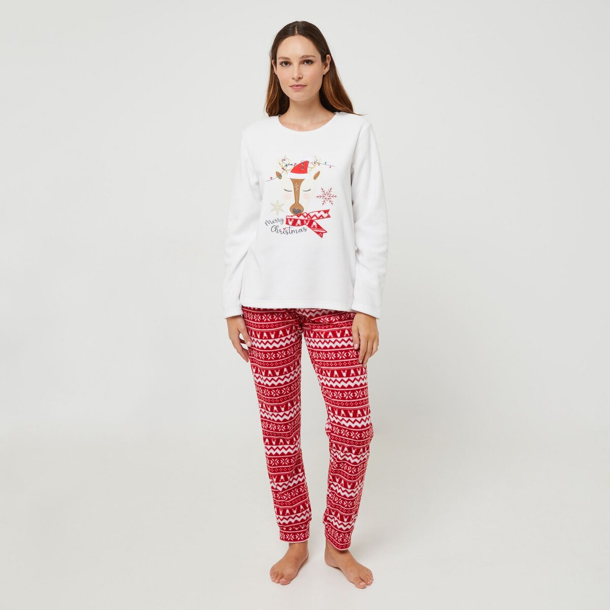 Pyjama femme noel hot sale