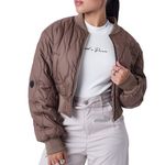Project X Veste Bomber  Femme Project X Paris Matelassé. Coloris disponibles : Marron