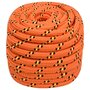 Voir la diapositive 2 : VIDAXL Corde de bateau Orange 20 mm 100 m Polypropylene