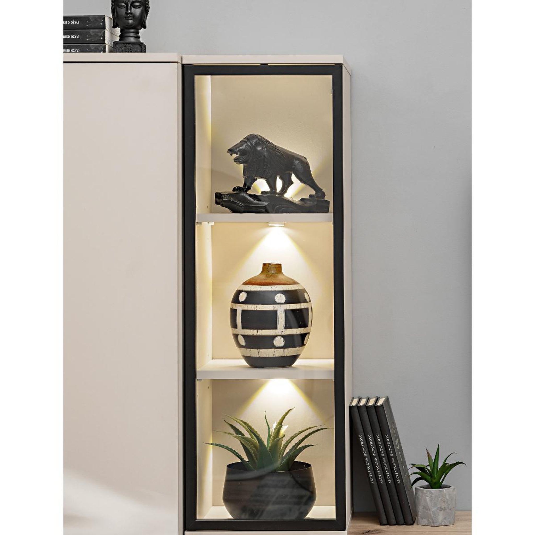 Voir la diapositive 4 : JLC KREATION Ensemble tv mural moderne en bois bari
