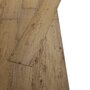 VIDAXL Planches de plancher PVC Non auto-adhesif 4,46 m^2 Marron noyer