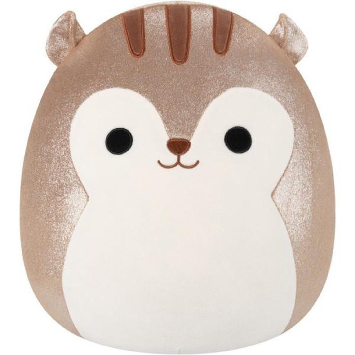 Peluche écureuil - SQUISHMALLOWS - Sawyer - 40 cm - brun pailleté - collection Original