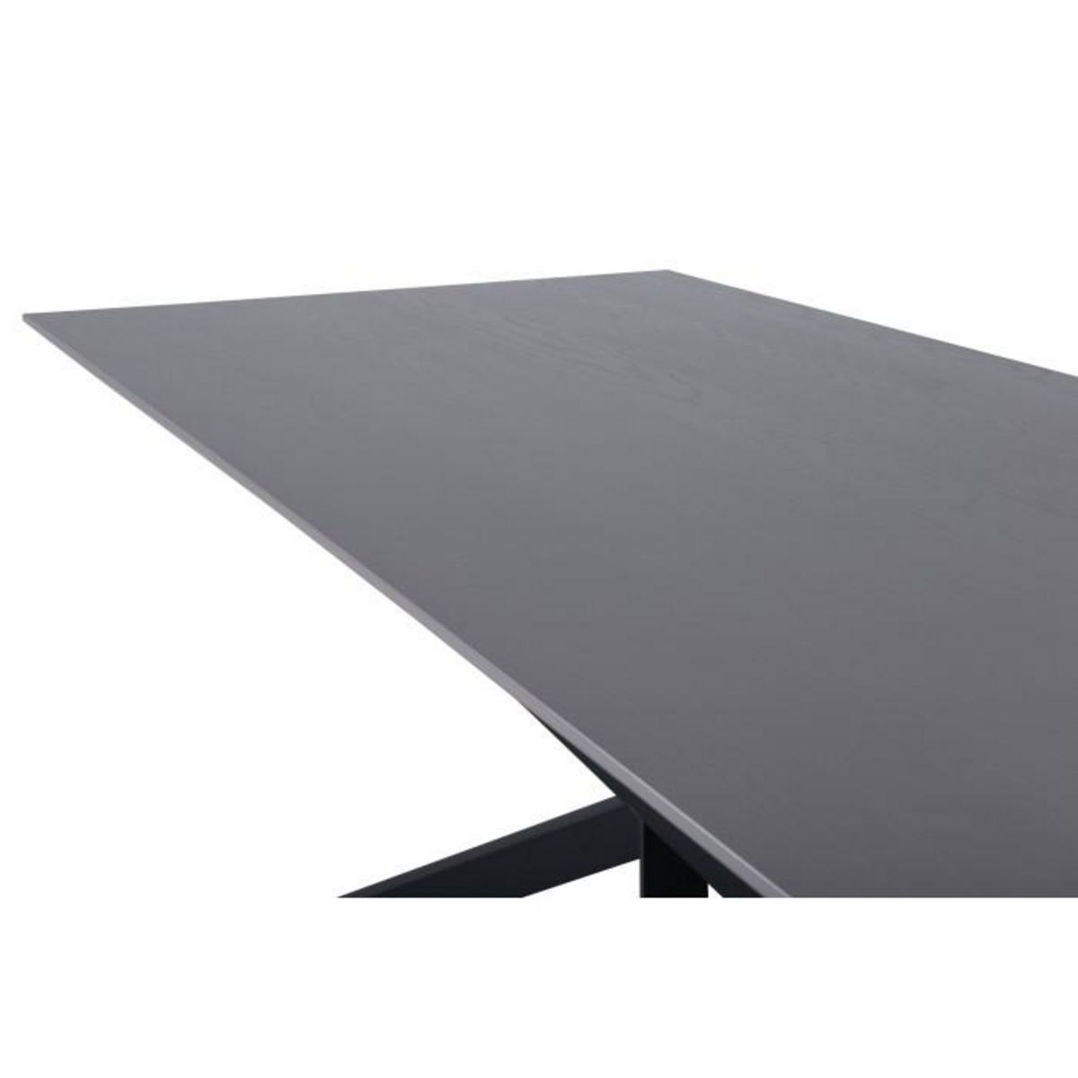 Paris Prix Table à Manger  Piazza  180cm Gris & Noir