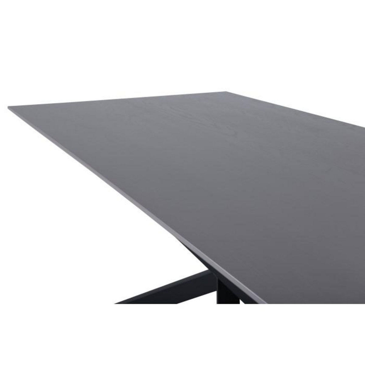 Paris Prix Table à Manger  Piazza  180cm Gris & Noir