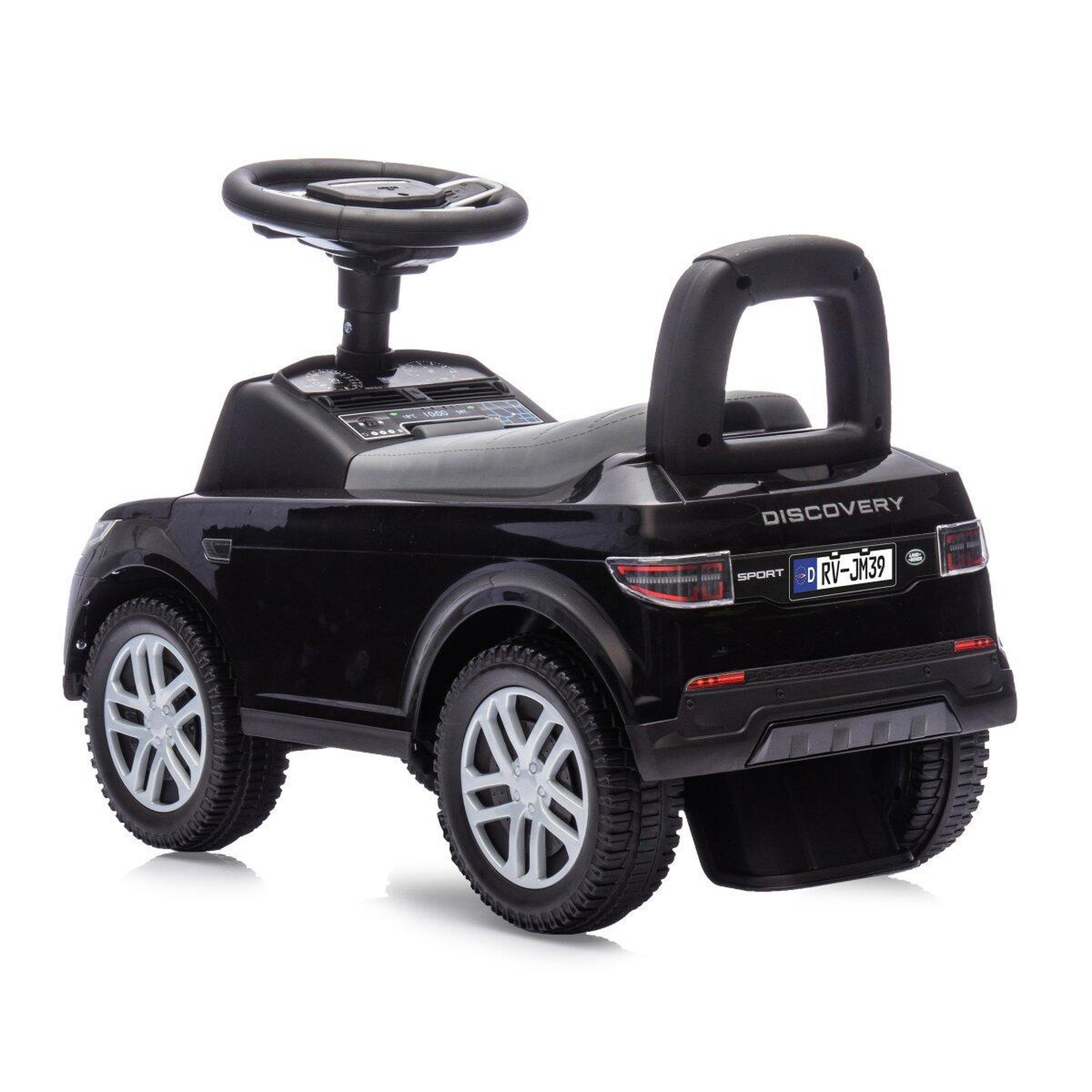 Voir la diapositive 2 : Jamara Porteur Land Rover Discovery noir 2-en-1