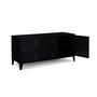 Voir la diapositive 3 : Meuble TV métal 3 portes L160 cm JAMES