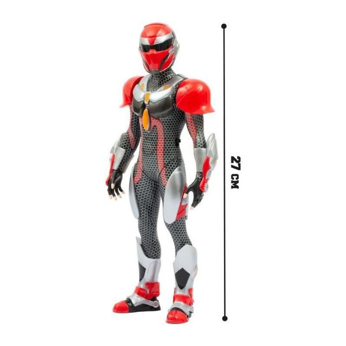 GENERIQUE Figurine articulée - GORMITI - Scion avec projecteur Feu - Zane - 27 cm - a partir de 4 ans - GRV053