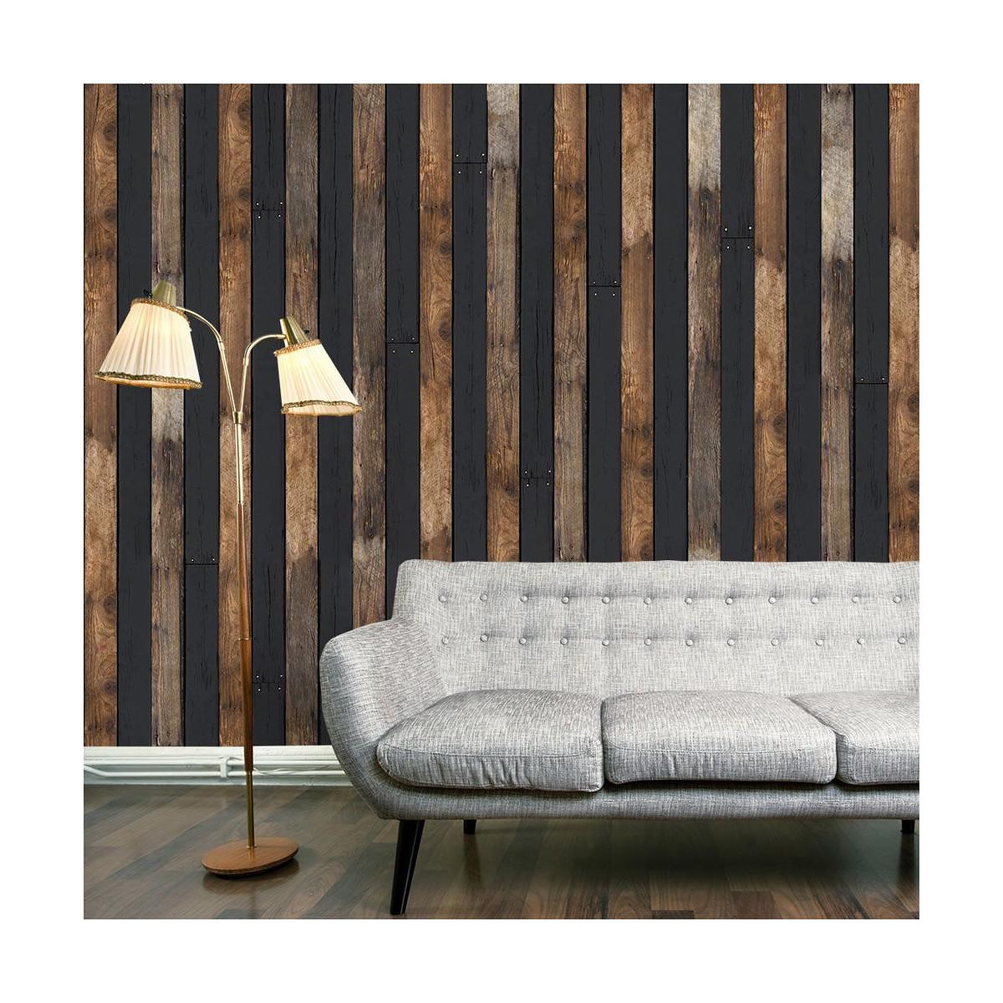 Paris Prix Papier peint  wooden duo  50x1000cm