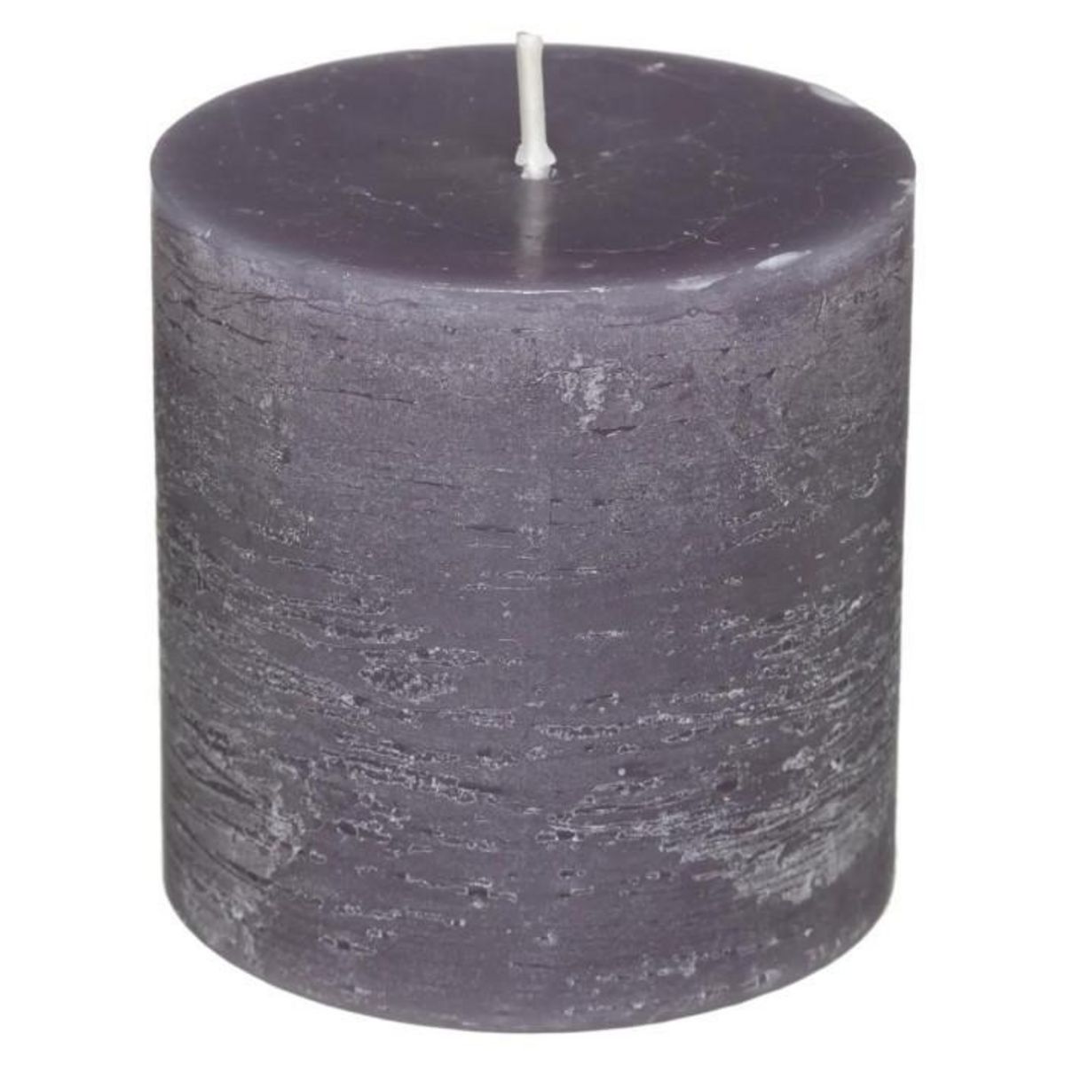 COMPTOIR DE LA BOUGIE Bougie Ronde  Rustic  7cm Gris