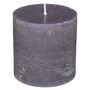 Voir la diapositive 1 : COMPTOIR DE LA BOUGIE Bougie Ronde  Rustic  7cm Gris