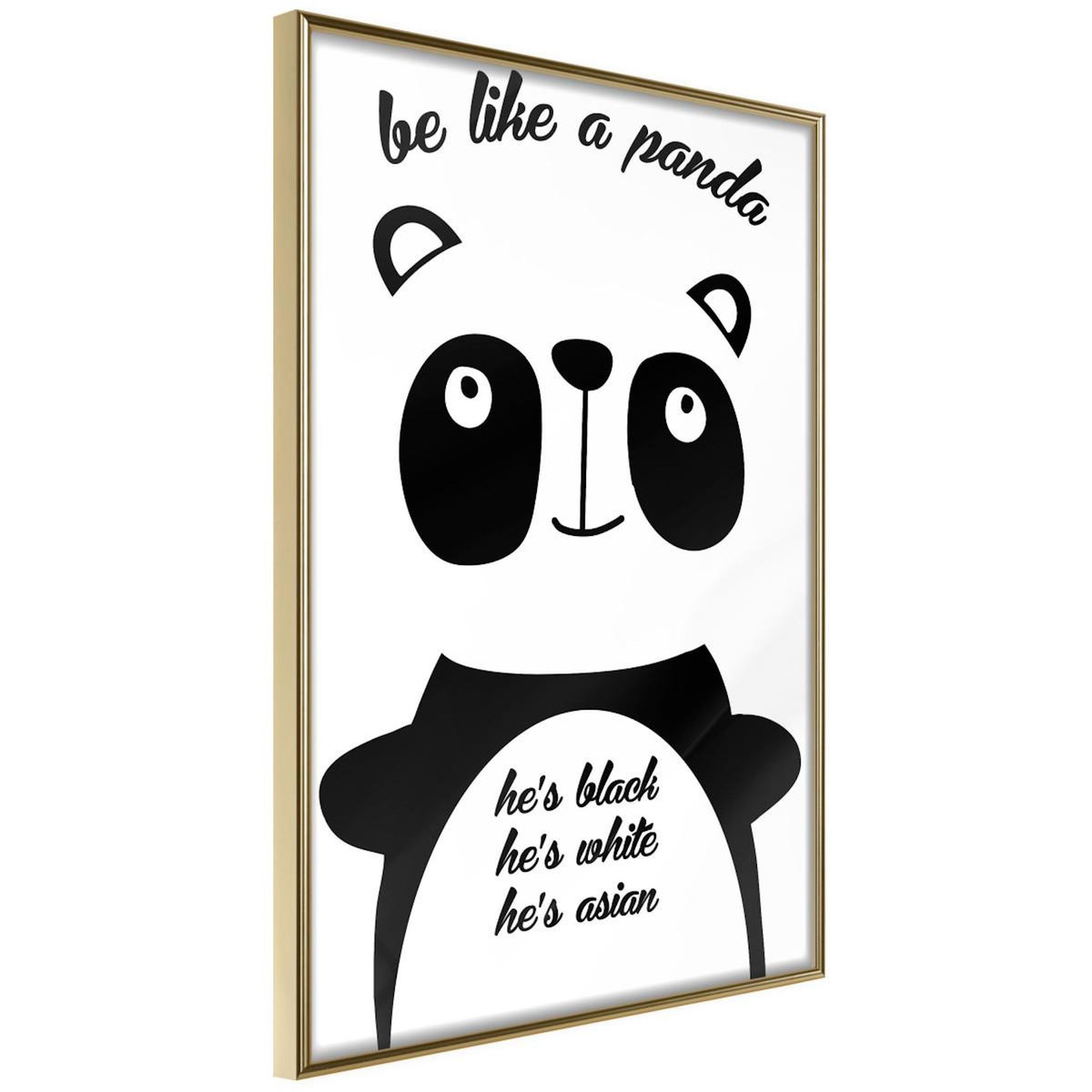 Paris Prix Affiche Murale Encadrée  Tolerant Panda