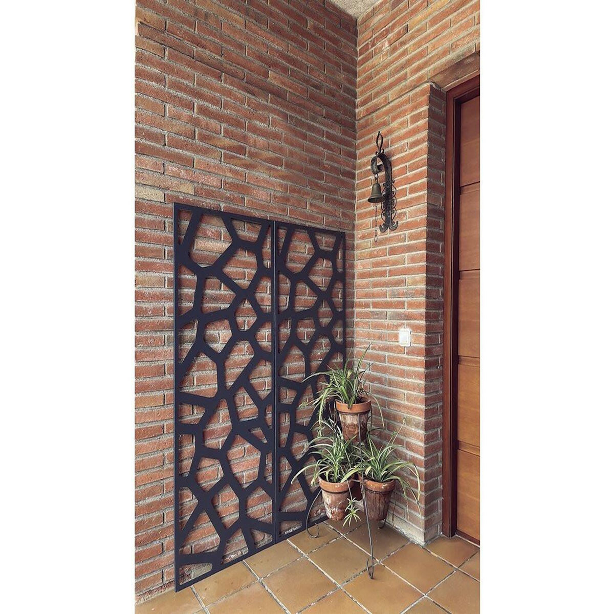 Habitat et Jardin Panneau décoratif -   Stone  - Lot de 4 - 0.60 x 1.50 m - Taupe