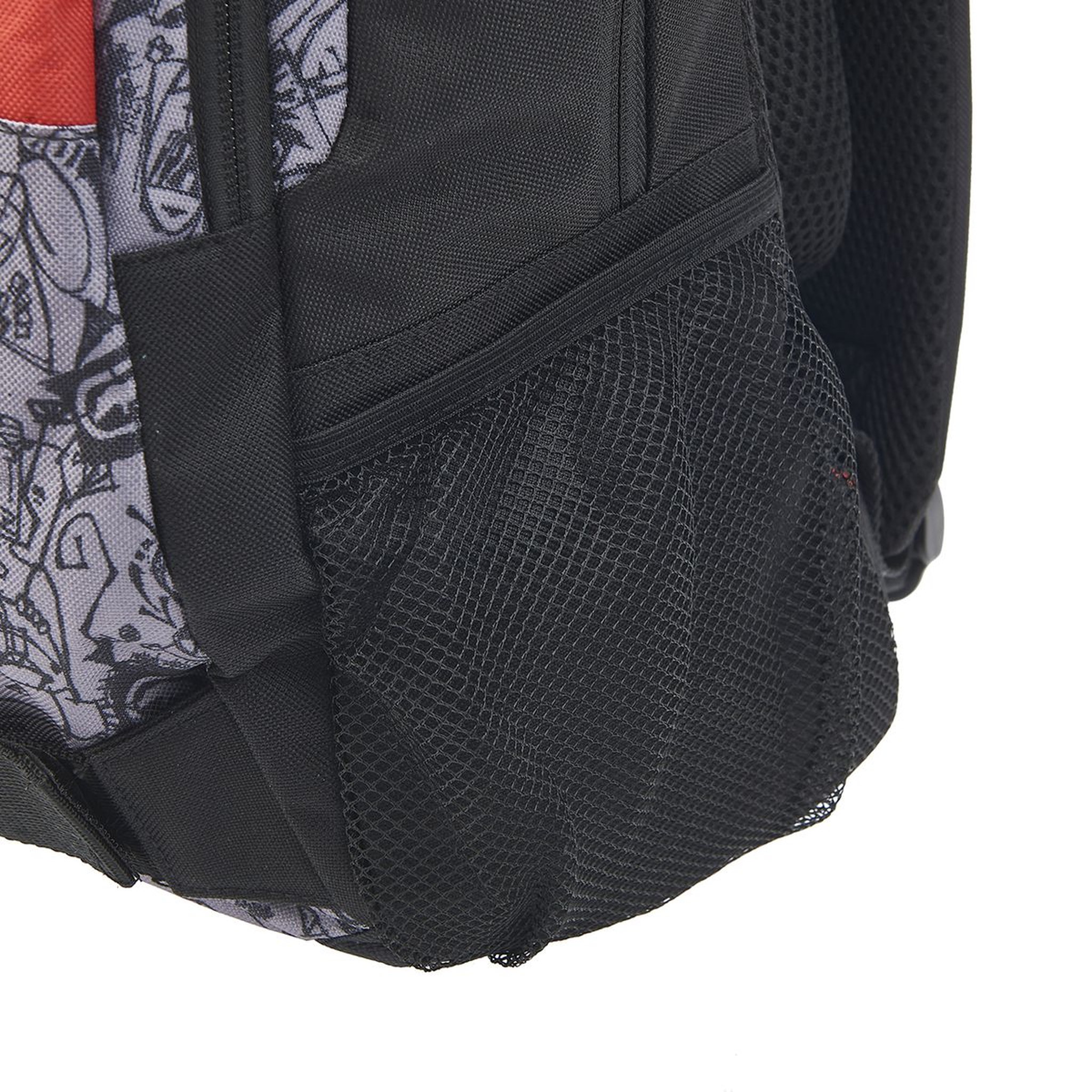 Voir la diapositive 6 : ECKO Sac à dos 1 compartiment noir et rouge TRENDY