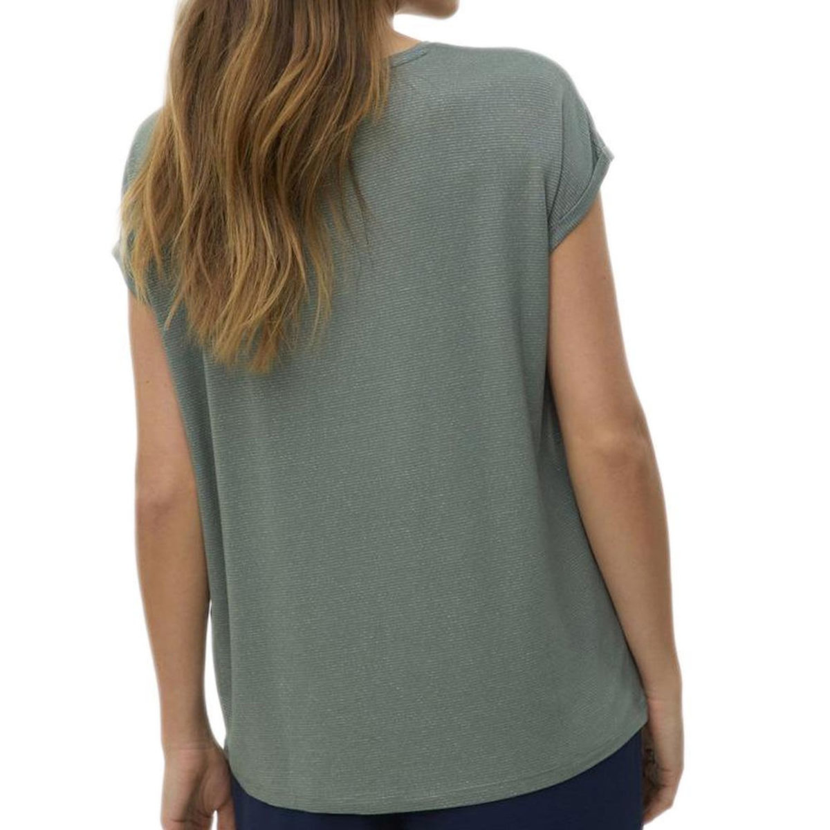 Vero Moda T-Shirt Vert Femme Vero Moda Lava